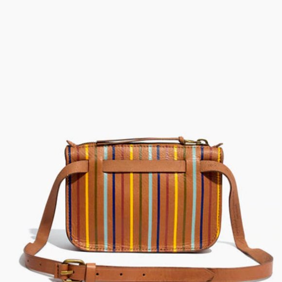 Madewell The Simple Pouch Belt Bag Rainbow Stripe - Picture 4 of 4